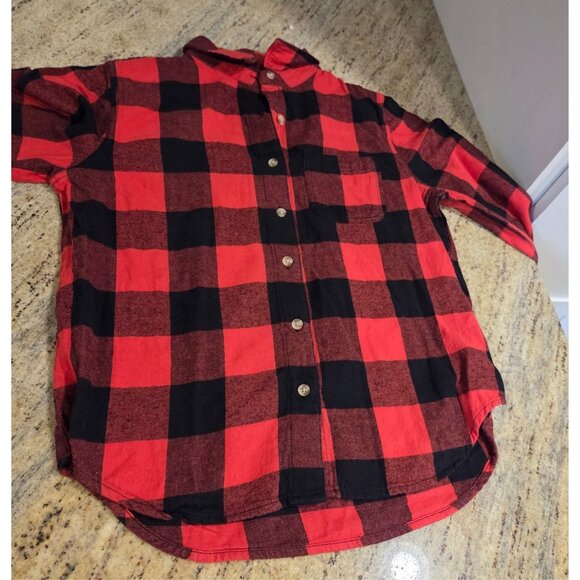 Lot of 4 Red Flannel Family Christmas Photo Shirt Men XXL Women XL Girls L & XL - Picture 7 of 16